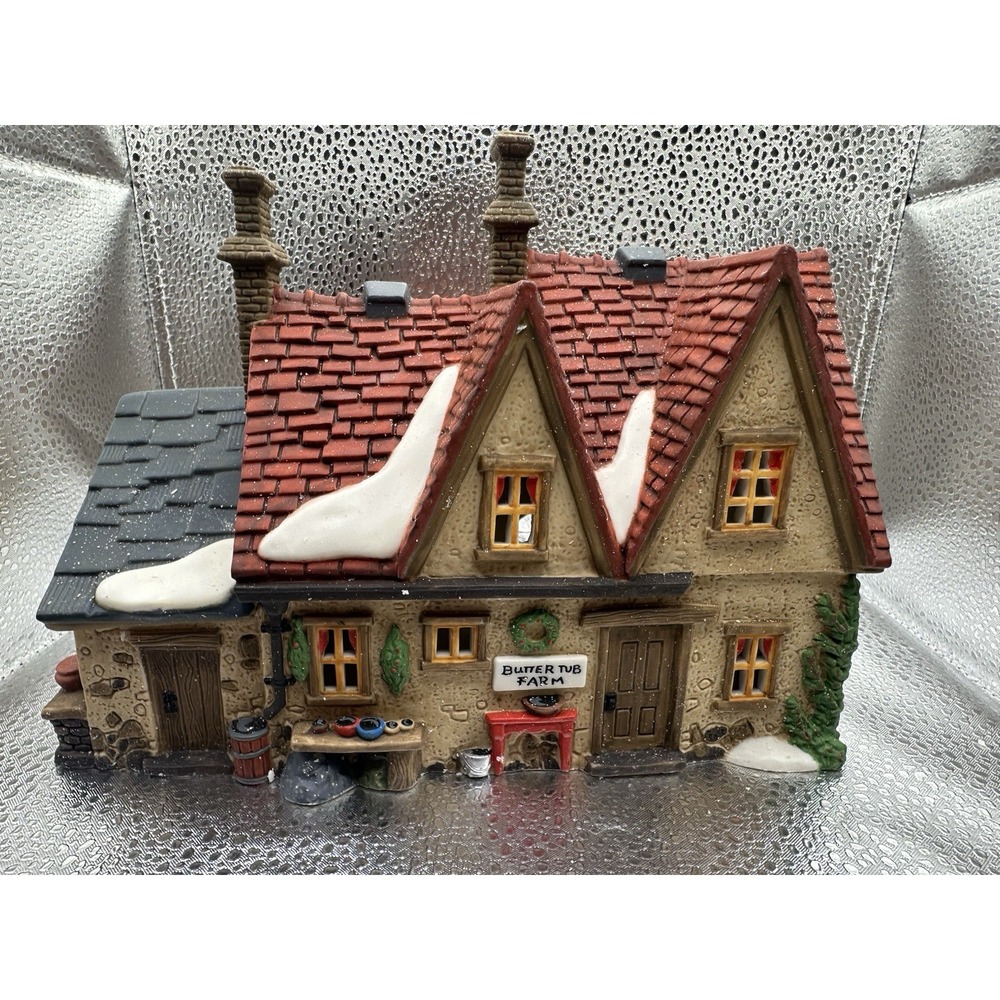 Dept 56 "Butter Tub Farmhouse" Heritage‎ Village Collection #58338 Retired 1996